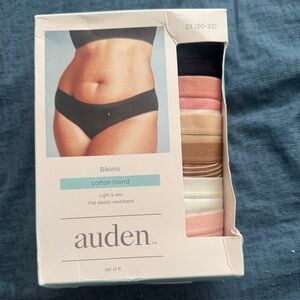 Auden Multicolor Cotton-Blend Bikini 6-Pack underwear